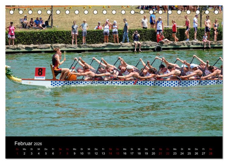 Produktbild: Drachenboot - MissionRome (Tischkalender 2026 DIN A5 quer), CALVENDO Monatskalender