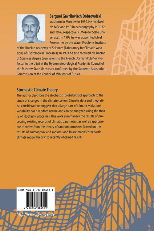 Produktbild: Stochastic Climate Theory