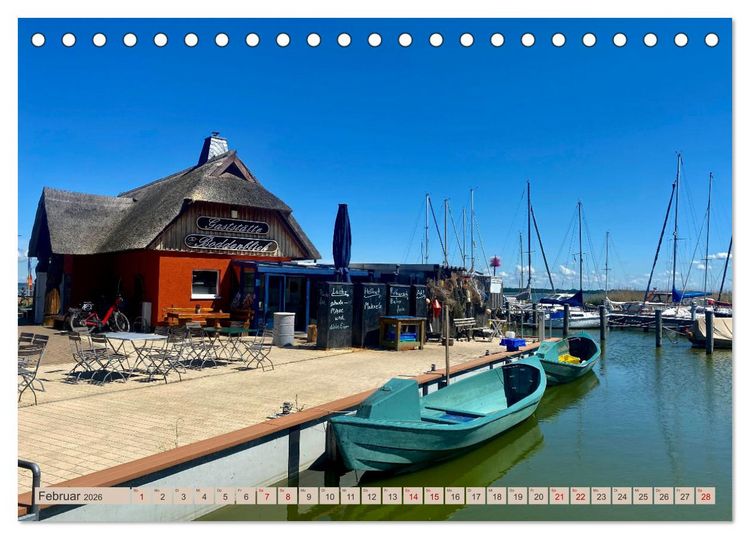 Produktbild: Fischland zwischen Ostsee und Bodden (Tischkalender 2026 DIN A5 quer), CALVENDO Monatskalender