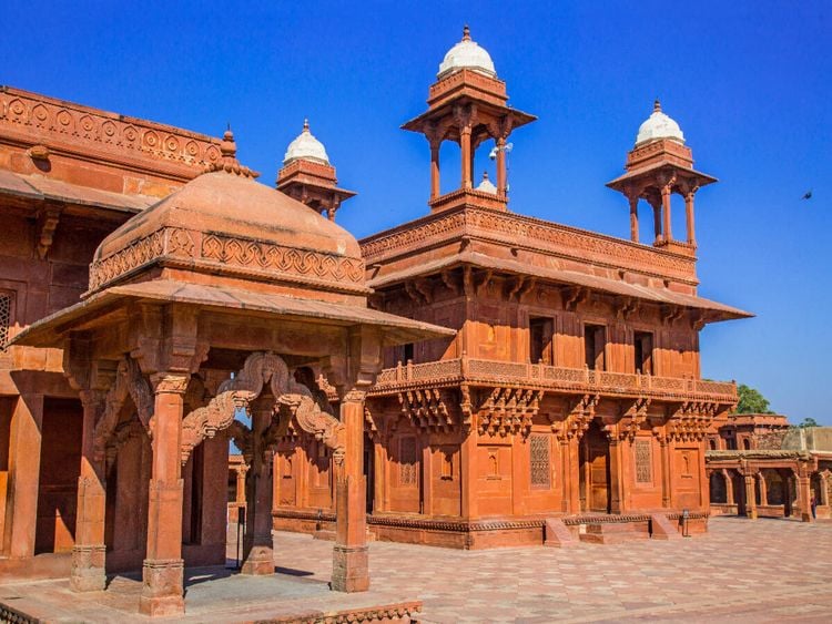Produktbild: CALVENDO Puzzle Fatehpur Sikri, die verlassene Stadt | 1000 Teile Lege-Gr&ouml;&szlig;e 64x48cm Foto-Puzzle f&uuml;r gl&uuml;ckliche Stunden
