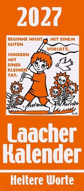 Produktbild: Laacher Kalender Heitere Worte 2027