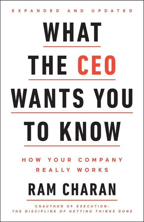 Produktbild: What the CEO Wants You To Know, Expanded and Updated