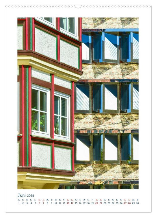 Produktbild: Ulm Fassaden der Stadt (hochwertiger Premium Wandkalender 2026 DIN A2 hoch), Kunstdruck in Hochglanz