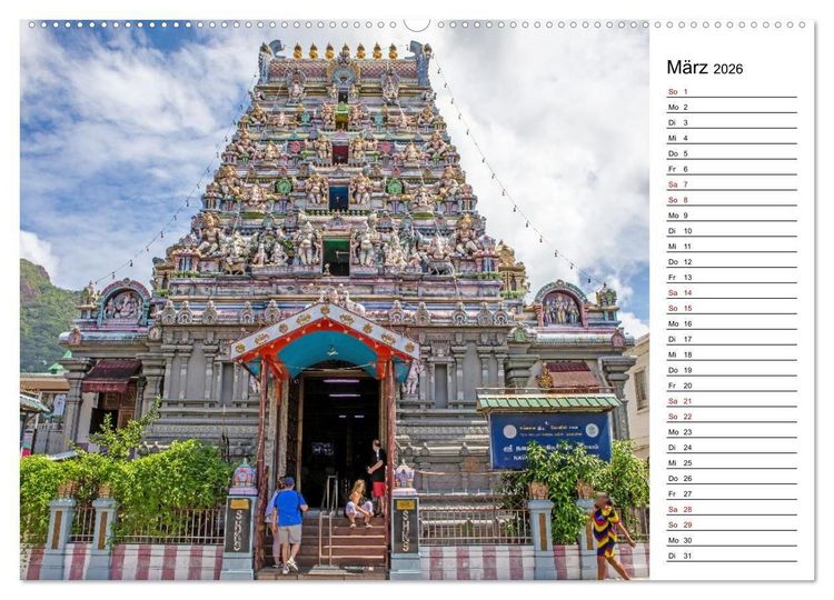 Produktbild: Seychellen: La Digue und Mah&eacute; - zwei Trauminseln (Wandkalender 2026 DIN A2 quer), CALVENDO Monatskalender