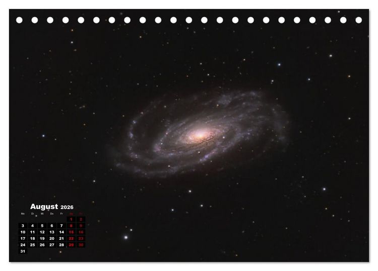 Produktbild: InfinityAstro - die Unendlichkeit im Bild - Astrofotos von Roland Schliessus (Tischkalender 2026 DIN A5 quer), CALVENDO Monatskalender