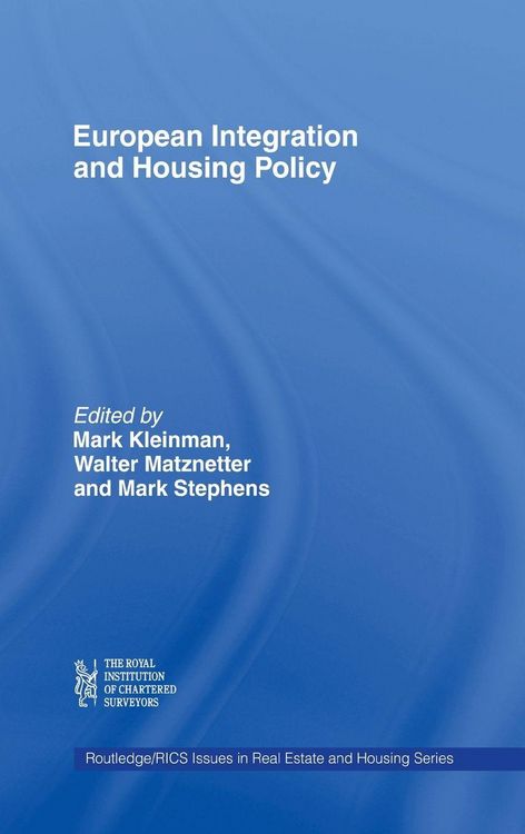 Produktbild: European Integration and Housing Policy
