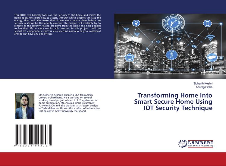 Produktbild: Transforming Home Into Smart Secure Home Using IOT Security Technique