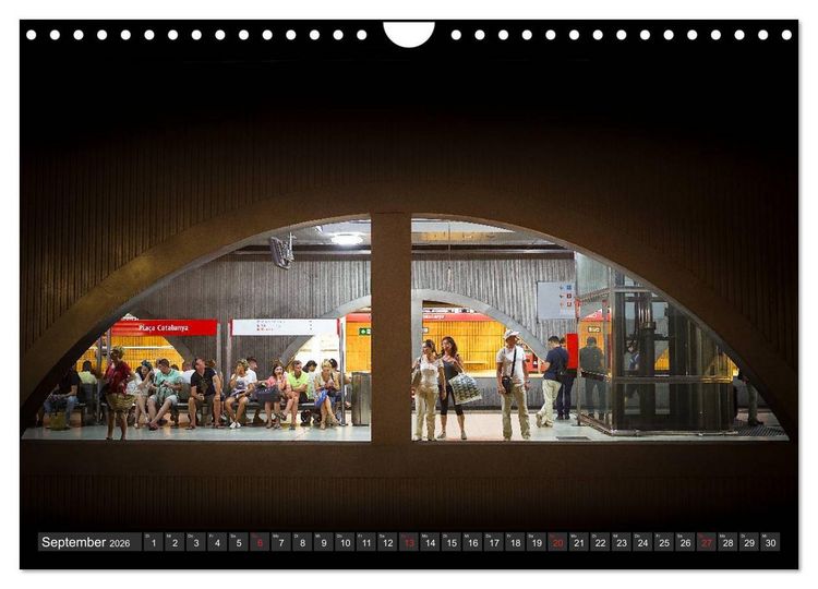 Produktbild: Barcelona Impressionen (Wandkalender 2026 DIN A4 quer), CALVENDO Monatskalender