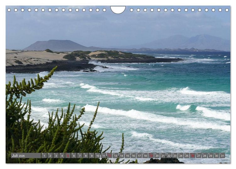 Produktbild: Fuerteventura - Heimat des Windes (Wandkalender 2026 DIN A4 quer), CALVENDO Monatskalender