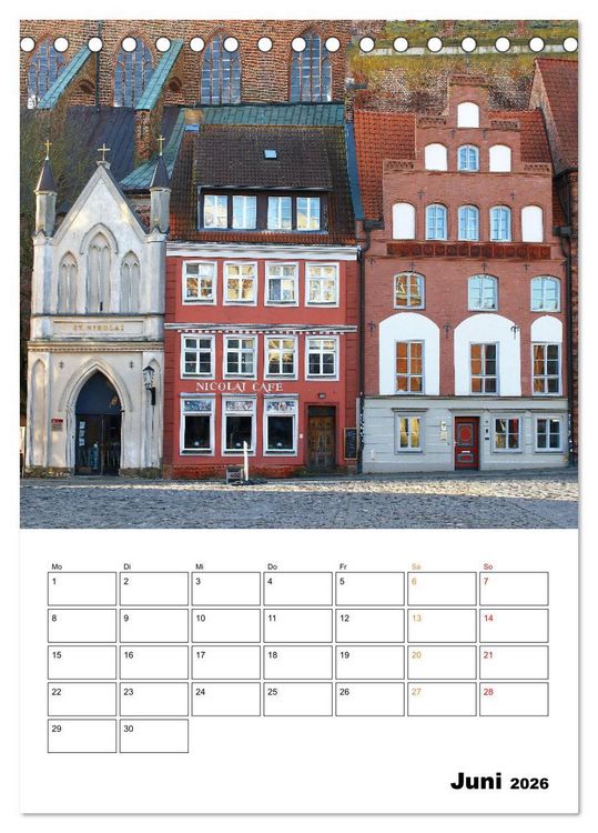 Produktbild: Bezauberndes Stralsund (Tischkalender 2026 DIN A5 hoch), CALVENDO Monatskalender