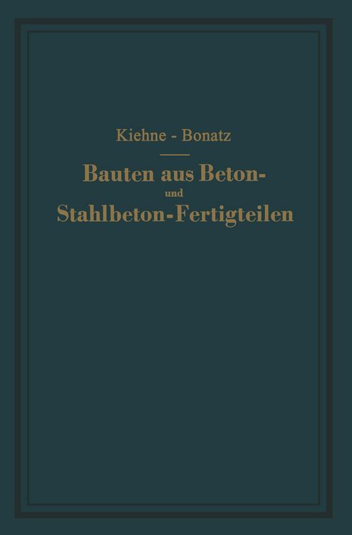 Produktbild: Bauten aus Beton- und Stahlbeton-Fertigteilen