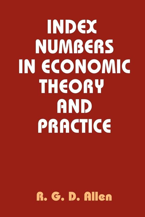 Produktbild: Index Numbers in Economic Theory and Practice