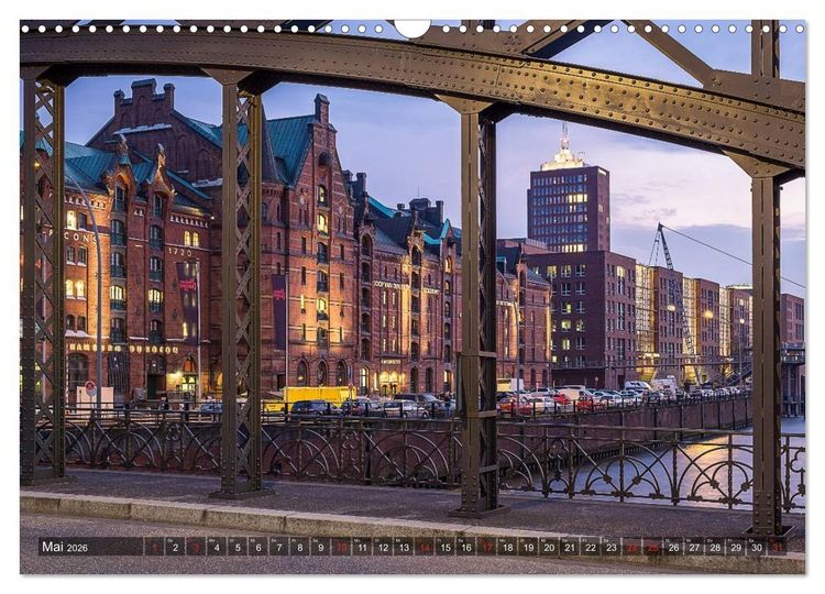 Produktbild: Die Speicherstadt (Wandkalender 2026 DIN A3 quer), CALVENDO Monatskalender