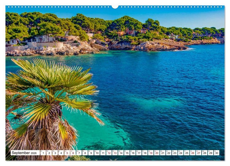 Produktbild: Mallorca - Sch&ouml;ne Impressionen der Insel (Wandkalender 2026 DIN A2 quer), CALVENDO Monatskalender