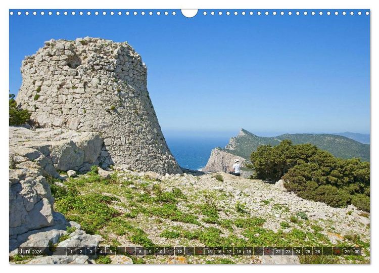 Produktbild: Sardinien Sardigna Sardegna Sardenya 2026 (Wandkalender 2026 DIN A3 quer), CALVENDO Monatskalender