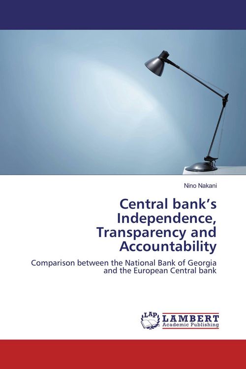 Produktbild: Central bank's Independence, Transparency and Accountability
