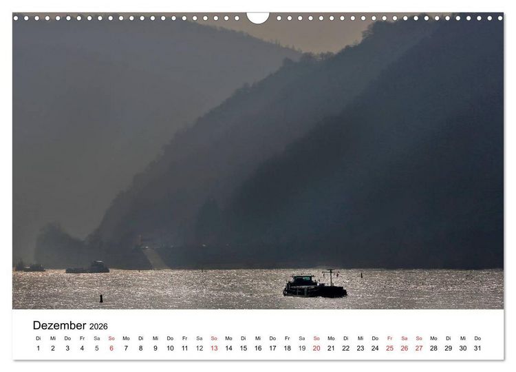 Produktbild: Rhein und Burgen (Wandkalender 2026 DIN A3 quer), CALVENDO Monatskalender