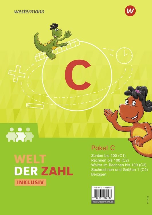 Produktbild: Welt der Zahl Inklusiv. Inklusionspaket C: Hefte C1 bis C4