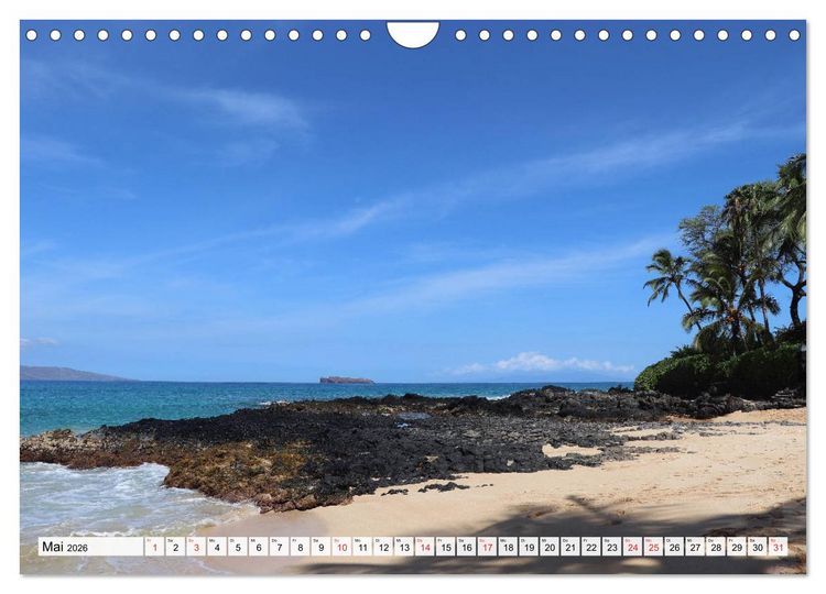 Produktbild: Hawaii the Aloha State (Wandkalender 2026 DIN A4 quer), CALVENDO Monatskalender