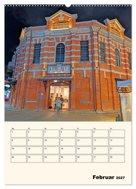 Produktbild: Taipeh &ndash; Stadt der Kontraste (hochwertiger Premium Wandkalender 2027 DIN A2 hoch), Kunstdruck in Hochglanz