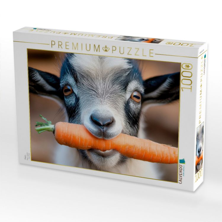 Produktbild: CALVENDO Puzzle Ziegen | 1000 Teile Lege-Gr&ouml;&szlig;e 64x48cm Foto-Puzzle f&uuml;r gl&uuml;ckliche Stunden