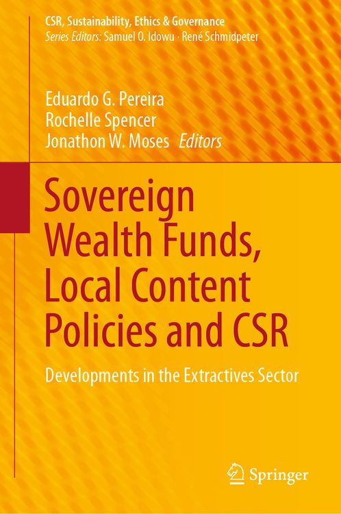 Produktbild: Sovereign Wealth Funds, Local Content Policies and CSR