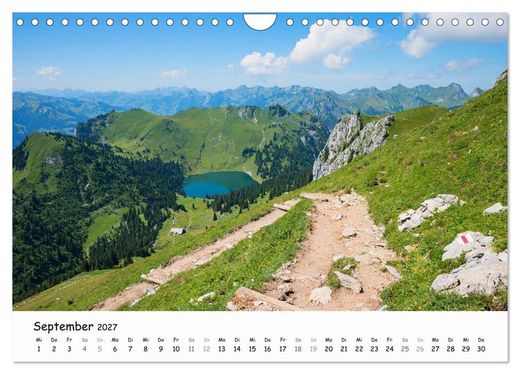 Produktbild: Faszination Berner Oberland - Wanderlust und Gipfelblick (Wandkalender 2027 DIN A4 quer), CALVENDO Monatskalender