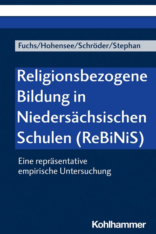 Produktbild: Religionsbezogene Bildung in Nieders&auml;chsischen Schulen (ReBiNiS)