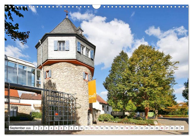 Produktbild: Fl&ouml;rsheim am Main vom Frankfurter Taxifahrer Petrus Bodenstaff (Wandkalender 2026 DIN A3 quer), CALVENDO Monatskalender