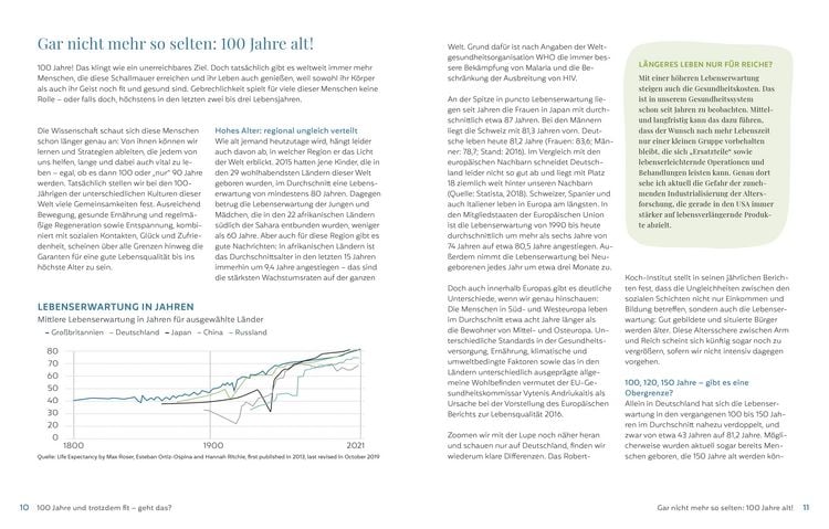 Produktbild: Die Gesundheitsformel der 100-Jährigen