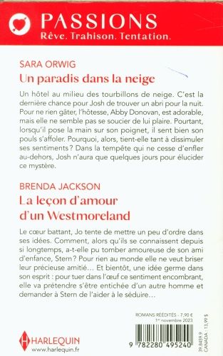 Produktbild: Un paradis dans la neige. La le&ccedil;on d'amour d'un Westmoreland