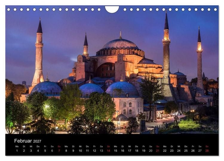 Produktbild: Istanbul - Stadt am Bosporus (Wandkalender 2027 DIN A4 quer), CALVENDO Monatskalender