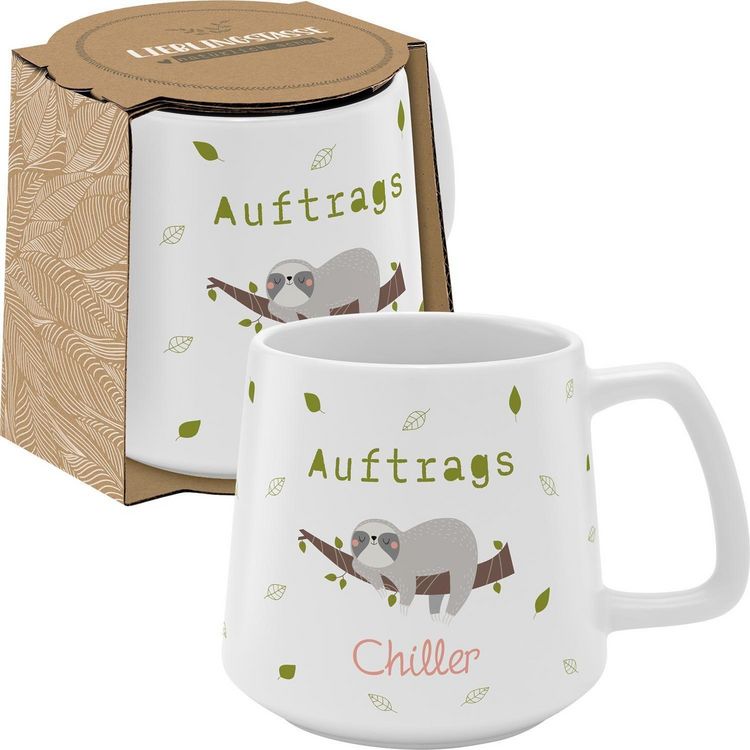 Produktbild: GRUSS & CO Tasse konisch "Auftragschiller"