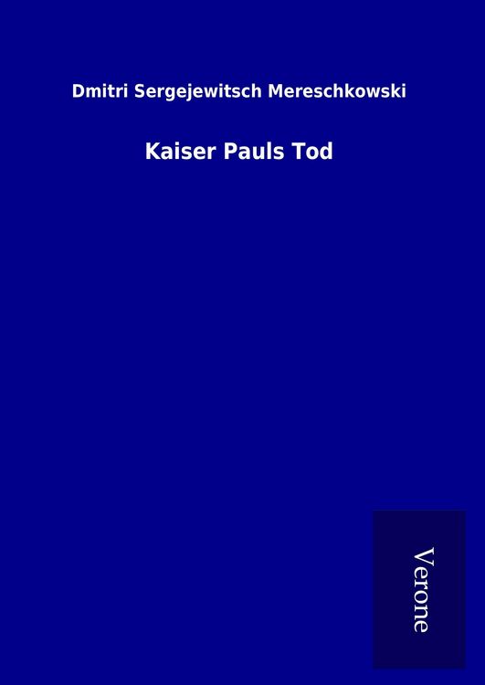 Produktbild: Kaiser Pauls Tod