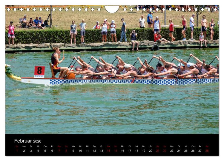 Produktbild: Drachenboot - MissionRome (Wandkalender 2026 DIN A4 quer), CALVENDO Monatskalender
