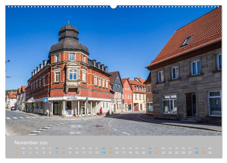 Produktbild: Kronach - drei Fl&uuml;sse und eine Festung (Wandkalender 2026 DIN A2 quer), CALVENDO Monatskalender