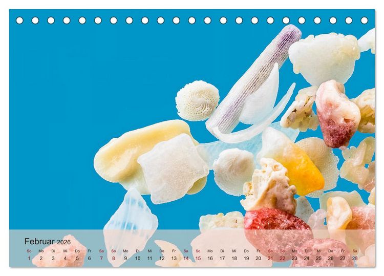 Produktbild: rosaroter korallensand (Tischkalender 2026 DIN A5 quer), CALVENDO Monatskalender