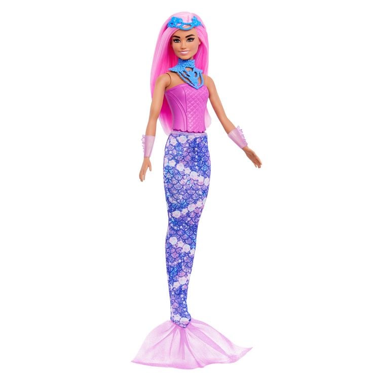 Produktbild: Barbie-Adventskalender mit Modepuppe und 24 Überraschungs-Accessoires mit Einhorn und Tieren