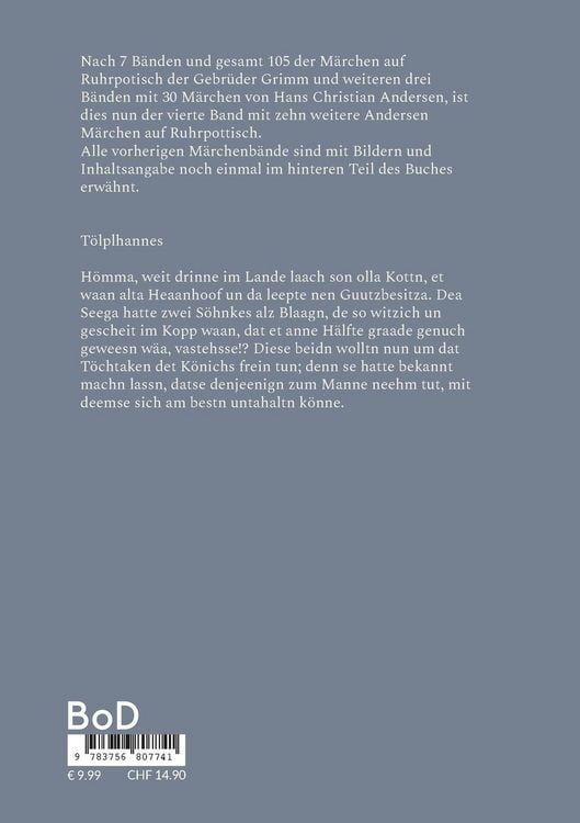 Produktbild: M&auml;rchen auf Ruhrpottisch