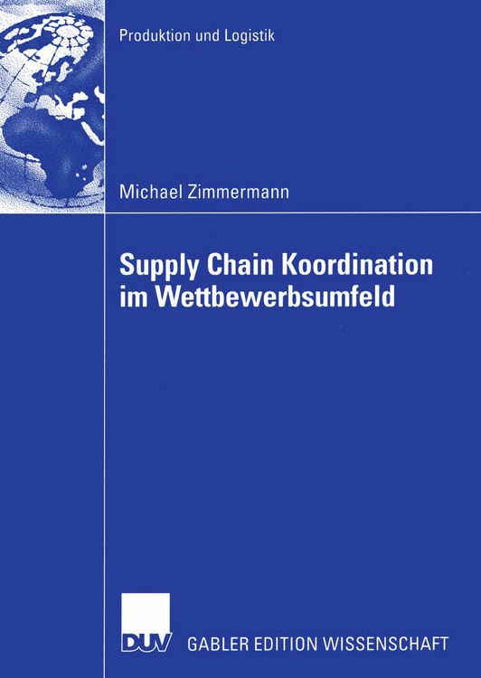 Produktbild: Supply Chain Koordination im Wettbewerbsumfeld