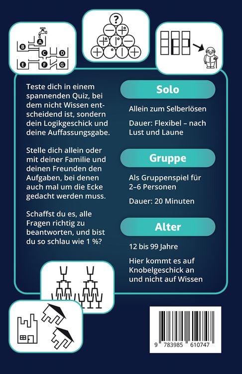 Produktbild: Schlau wie 1% &ndash; Das IQ-Quiz