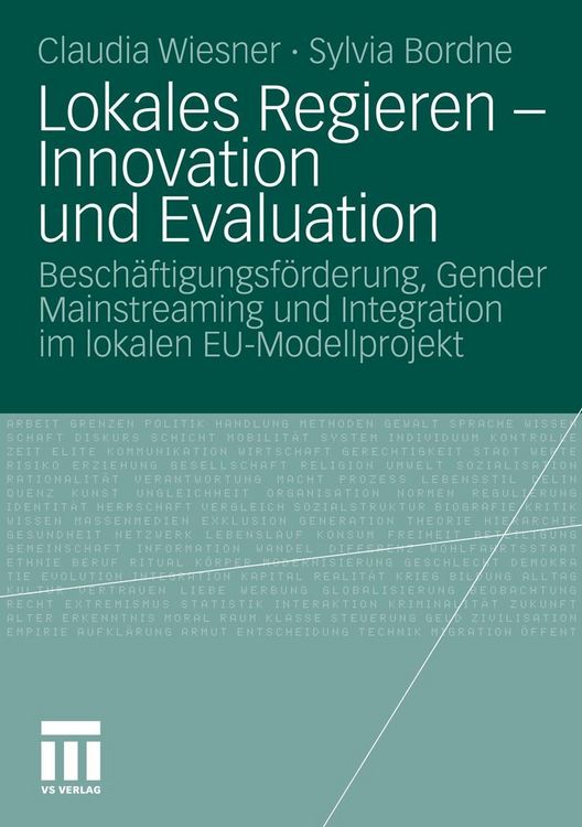 Produktbild: Lokales Regieren - Innovation und Evaluation