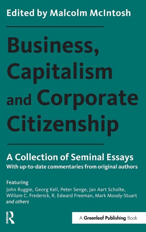 Produktbild: Business, Capitalism and Corporate Citizenship