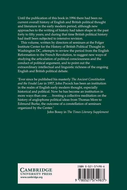 Produktbild: The Varieties of British Political Thought, 1500 1800