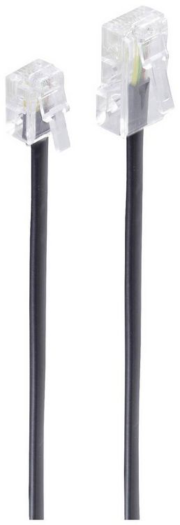 Produktbild: Shiverpeaks ISDN Anschlusskabel [1x RJ11-Stecker 6p4c - 1x RJ45-Stecker 8p4c] 10m Schwarz