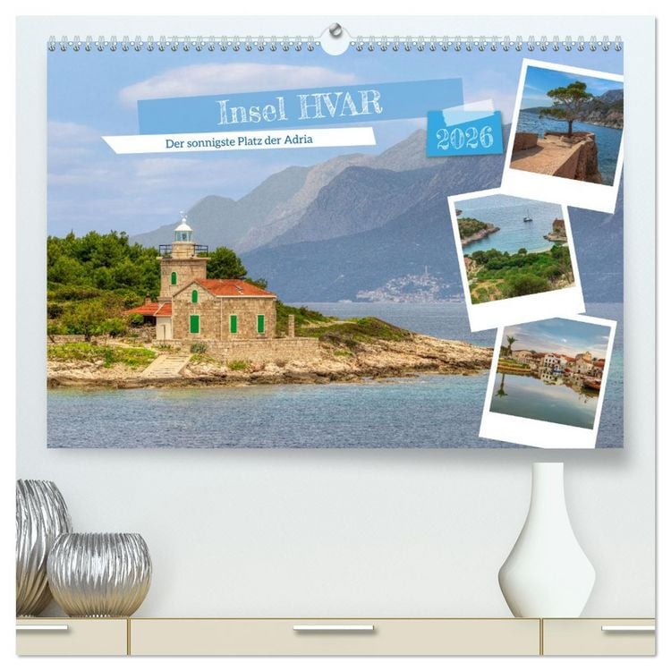 Produktbild: Insel Hvar - Der sonnigste Platz der Adria (hochwertiger Premium Wandkalender 2026 DIN A2 quer), Kunstdruck in Hochglanz