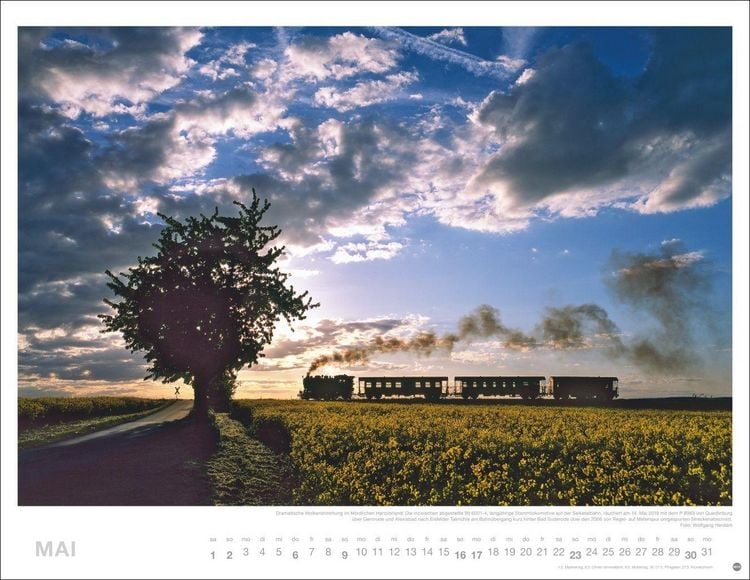Produktbild: Eisenbahn-Romantik Posterkalender 2027