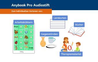 Produktbild: Anybook Pro Audiostift inkl. Jahreslizenz f&uuml;r Codes zum Drucken & Kopieren