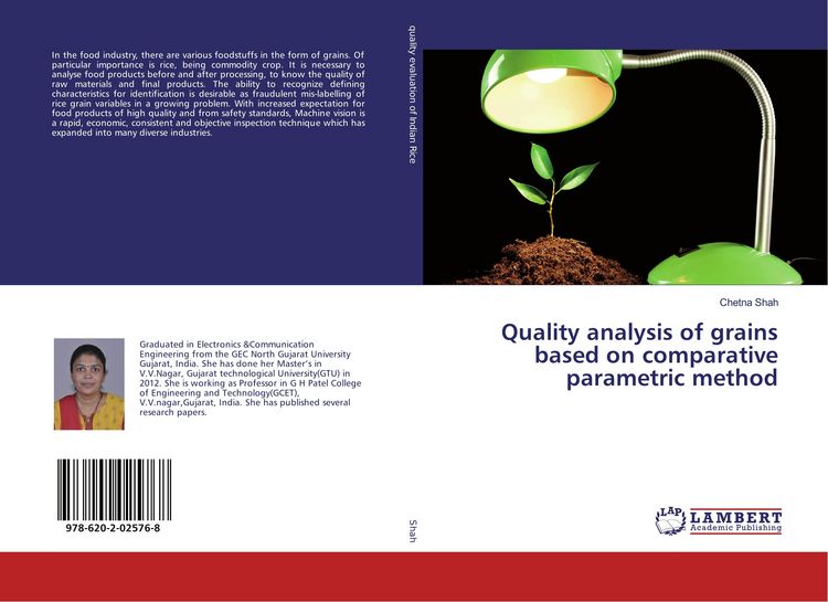 Produktbild: Quality analysis of grains based on comparative parametric method
