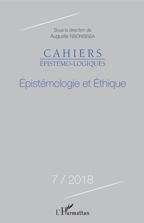 Produktbild: Epist&eacute;mologie et &eacute;thique